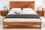 LuxD Dizajnová posteľ Shayla 180 x 200 cm hnedé mango – Obrázok 2