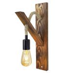 Nástěnná lampa Aplik II hnědá