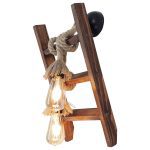 Nástěnná lampa Aplik III hnědá