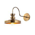 Nástěnná lampa Berceste III zlatá