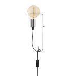 Nástěnná lampa Pota chromová
