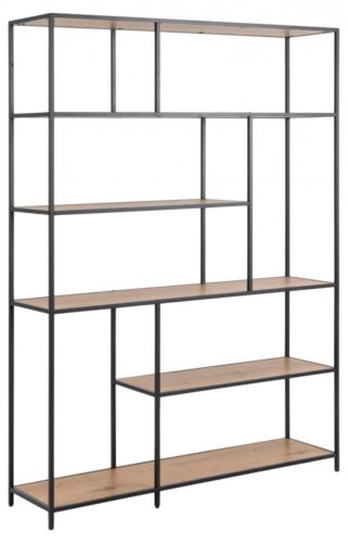 Regál Seaford 135x185 cm divoký dub Regál Seaford 135x185 cm divoký dub