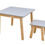 ArtBel Detský set stôl & stolička WOODY Farba: Ružová