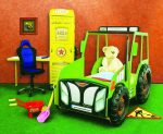 Artplast Detská posteľ TRAKTOR | zelený