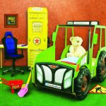 Artplast Detská posteľ TRAKTOR | zelený