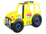 Artplast Detská posteľ TRAKTOR | žltý – Obrázok 2
