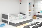 BMS Detská posteľ  s prístelkou RICO 2 | biela 80x190 cm Farba: Ružová – Obrázok 2