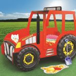 Detská posteľ Traktor červený