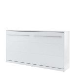 Dig-net nábytok Sklápacia posteľ CONCEPT PRO CP-06 | 90 x 200 cm Farba: biely lesk / biela