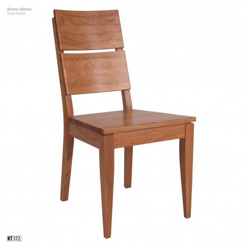 Drewmax Jedálenská stolička - masív KT372 / dub Farba: Dub prírodný Drewmax Jedálenská stolička - masív KT372 / dub Farba: Dub prírodný