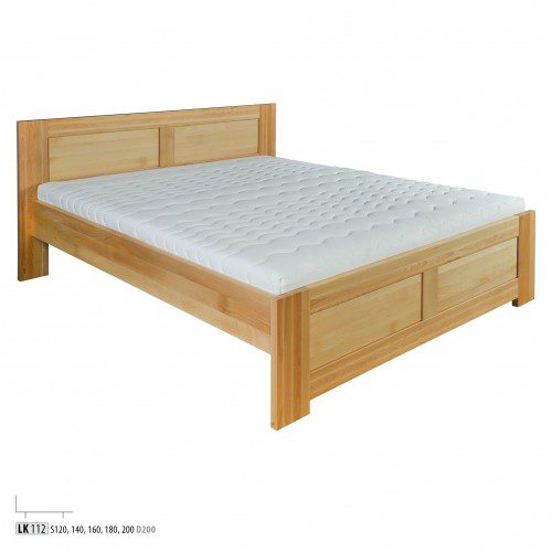 Drewmax Jednolôžková posteľ - masív LK112 | 120 cm buk Morenie: Rustikal Drewmax Jednolôžková posteľ - masív LK112 | 120 cm buk Morenie: Rustikal