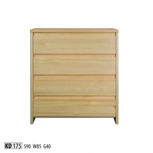 Drewmax Komoda - masív KD175 / borovica Morenie: Dub