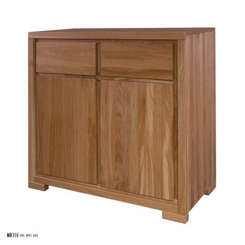 Drewmax Komoda - masív KD354 / dub Farba: Dub brendy Drewmax Komoda - masív KD354 / dub Farba: Dub brendy