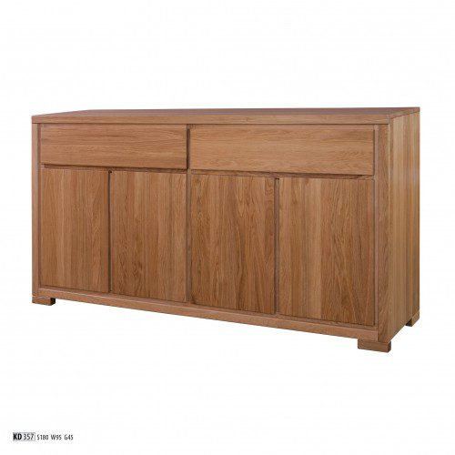 Drewmax Komoda - masív KD357 / dub Farba: Dub brendy Drewmax Komoda - masív KD357 / dub Farba: Dub brendy