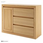 Drewmax Komoda - masív KD415 / buk Morenie: Wenge