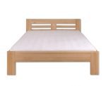 Drewmax Manželská posteľ - masív LK111 | 140 cm buk Morenie: Gray