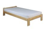 Drewmax Posteľ - masív LK123 | 80 cm borovica Morenie: Gray
