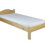 Drewmax Posteľ - masív LK124 | 80 cm borovica Morenie: Dub