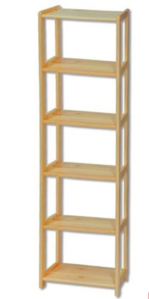 Drewmax Regál - masív RG121 | 80cm borovica Morenie: Jelša