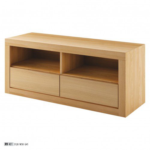 Drewmax TV stolík - masív RV401 / buk Morenie: Čerešňa