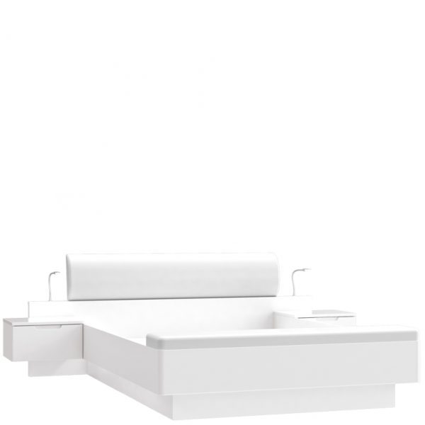 Forte Manželská posteľ STARLET WHITE | STWL163 Prevedenie: Manželská posteľ