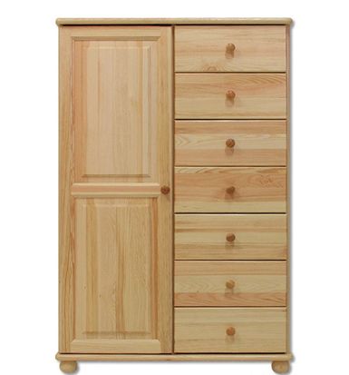 Komoda - masív KD126 | borovica Morenie: Orech Komoda - masív KD126 | borovica Morenie: Orech