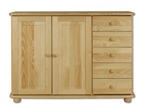 Komoda - masív KD144 | borovica Morenie: Orech