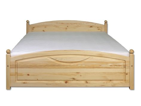 Manželská posteľ - masív LK103 | 140cm borovica Morenie: Gray Manželská posteľ - masív LK103 | 140cm borovica Morenie: Gray