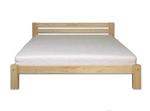 Manželská posteľ - masív LK105 | 140cm borovica Morenie: Dub Manželská posteľ - masív LK105 | 140cm borovica Morenie: Dub