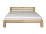 Manželská posteľ - masív LK105 | 200cm borovica Morenie: Orech