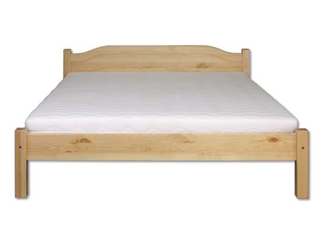 Manželská posteľ - masív LK106 | 140cm borovica Morenie: Dub Manželská posteľ - masív LK106 | 140cm borovica Morenie: Dub