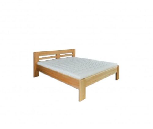 Manželská posteľ - masív LK111 | 180cm buk Morenie: Cherry Manželská posteľ - masív LK111 | 180cm buk Morenie: Cherry