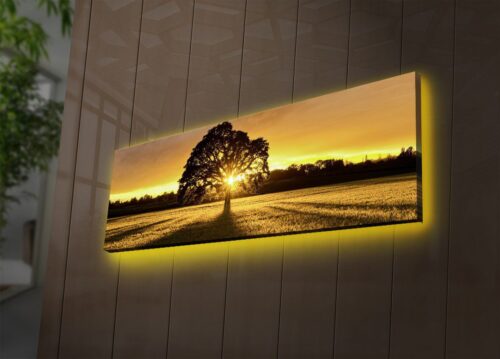 Obraz s led osvetlením Ledda Strom 90x30 cm Obraz s led osvetlením Ledda Strom 90x30 cm