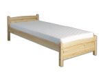 Posteľ - masív LK125 | 100cm borovica Morenie: Gray