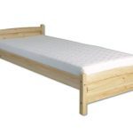 Posteľ - masív LK125 | 80cm borovica Morenie: Orech