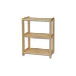 Regál - masív RG125 | 50cm borovica Farba: Orech
