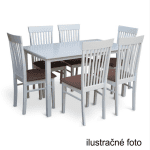 Tempo Kondela Jedálenský stôl ASTRO 110 / biela