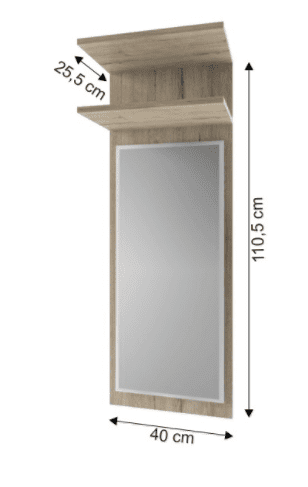 Tempo Kondela Panel ORESTES 40 | so zrkadlom Tempo Kondela Panel ORESTES 40 | so zrkadlom