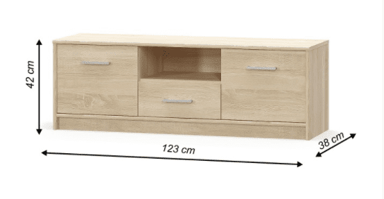 Tempo Kondela TV stolík TEYO 2D1S Tempo Kondela TV stolík TEYO 2D1S