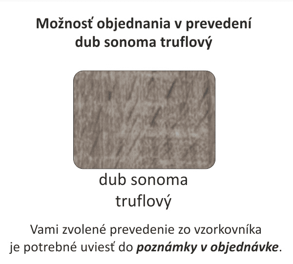 Tempo Kondela Vitrína MONTANA W2D Farba: dub lefkas