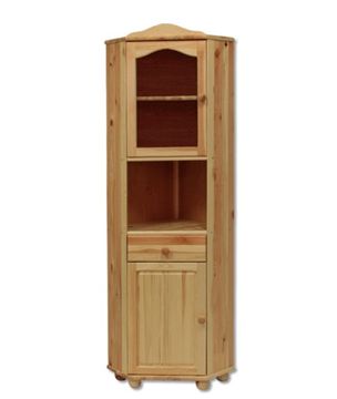 Vitrína - masív KW113 | borovica Morenie: Orech Vitrína - masív KW113 | borovica Morenie: Orech