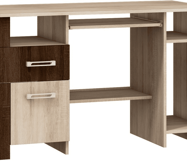WIP PC stolík HUGO | 01 Farba: craft biely / craft tobaco