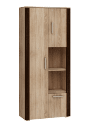 WIP Regál NOTTI | 06 Farba: craft biely / craft tobaco / craft biely