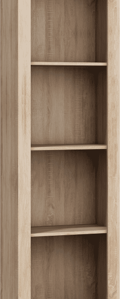 WIP Regál VERIN | 13 Farba: craft biely