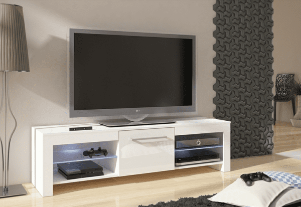 WIP TV STOLÍK FLEX Farba: Čierna/čierny lesk WIP TV STOLÍK FLEX Farba: Čierna/čierny lesk