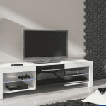 WIP TV STOLÍK FLEX Farba: biely lesk / biela