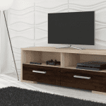 WIP TV STOLÍK ROMA Farba: Craft tobaco / craft zlatý
