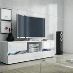 WIP TV stolík GLOBAL 2 Farba: biela/čierny lesk