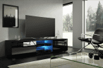 WIP Tv stolík Moon 140 Farba: Biela / biely lesk
