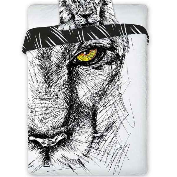 Bavlnená posteľná bielizeň Lion 160x200 cm